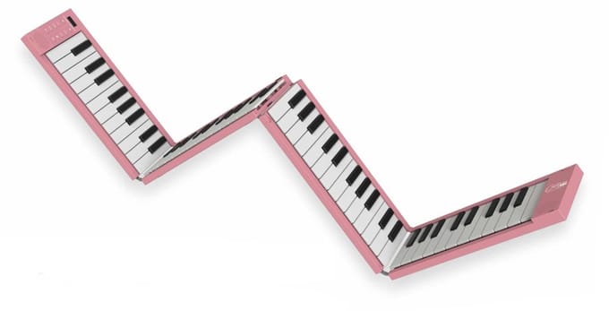 Carry-On Folding Piano Pink opvouwbare piano 88 toetsen