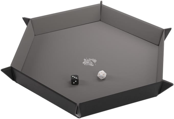 Dice Tray Magnetic Hexagonal: Grijs - Accesoires
