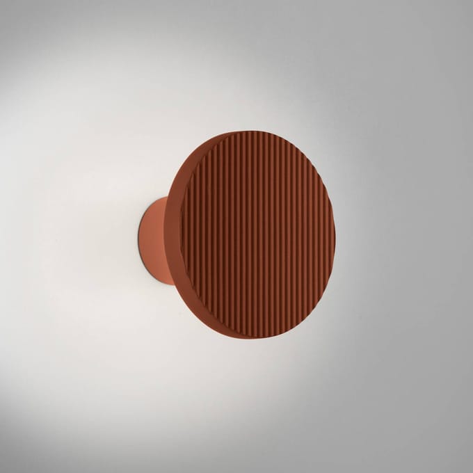 Bover LED wandlamp Arid A/01 terracotta CCT 2.200-2.700 K