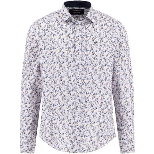 Fynch-Hatton Overhemd Premium Mini Floral Pattern Winter White / male