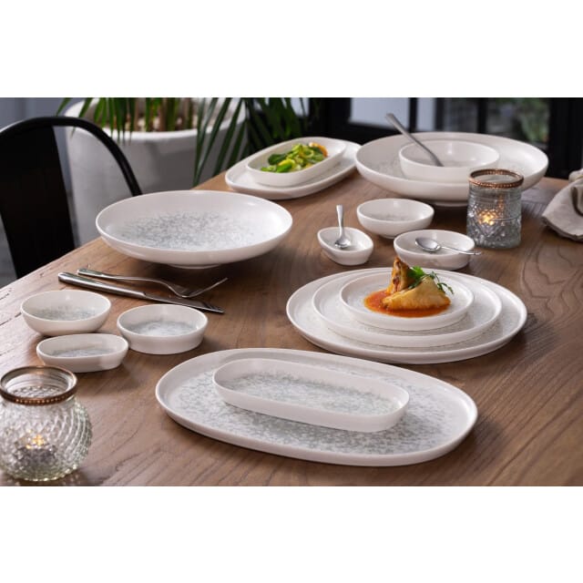 Bonna Dinerbord - Lunar Ocean - Porselein - 28 cm - set van 6
