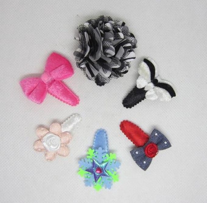 ZoeZo Design - Set van 6 - baby - peuter - haarclips - haarspeldjes - lengte circa 5 cm