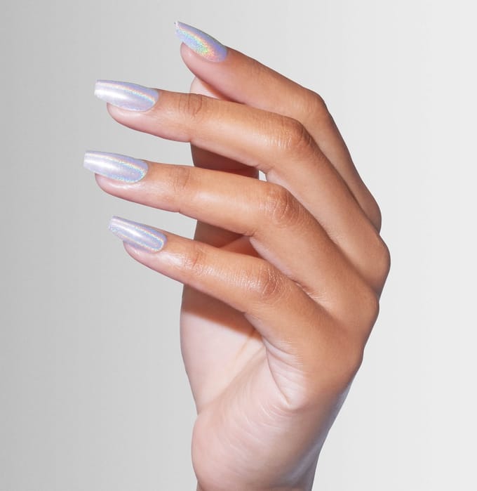 Artistic Nail Design Colourluxe Press On Tips ' In High Definition ' ( Short Coffin )