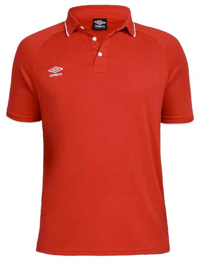 Umbro Torch Korte Mouw Poloshirt Rood M Man