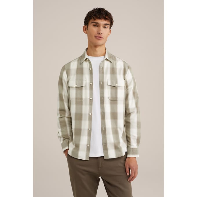 We Fashion Overshirt White Größe: 3XL | Casual hemden Outlet | Herren | Weiß