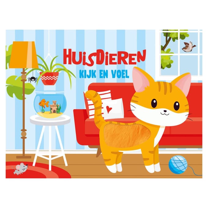 Huisdieren - kijk en voel Kartonboekjes