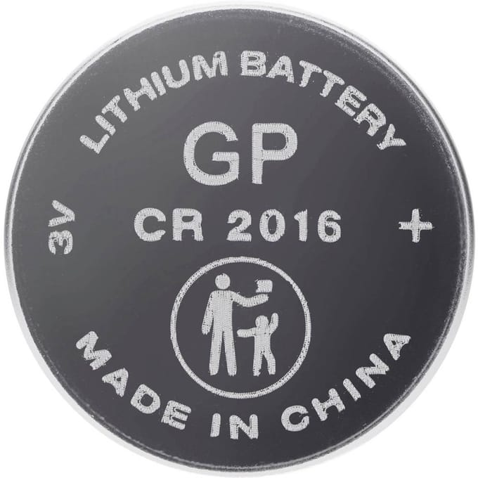 GP Knoopcel CR2016 3 V 25 stuk(s) 80 mAh Lithium GPCR2016B