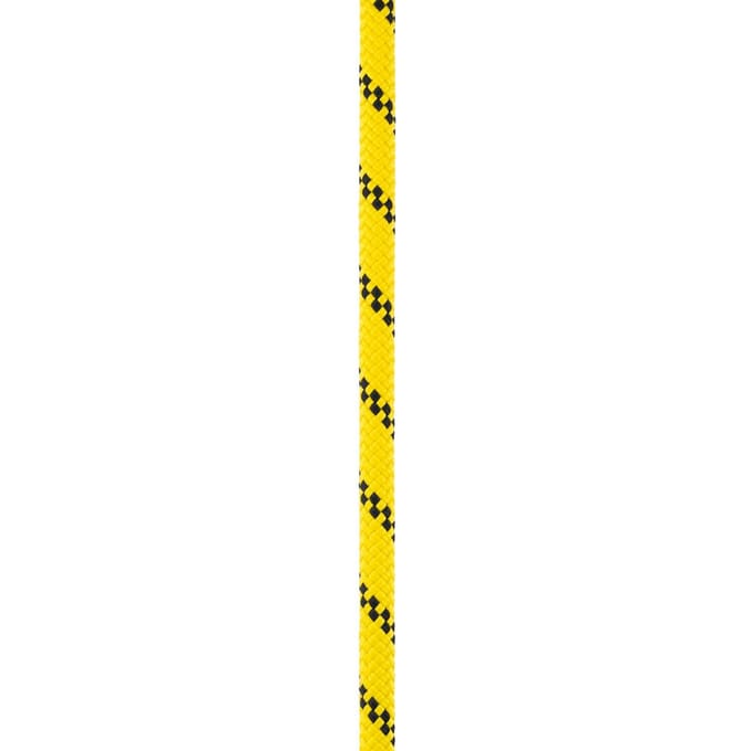 Petzl BEAM 11 mm Geel – Low Stretch Kernmantel Touw 61 m & 40 kN