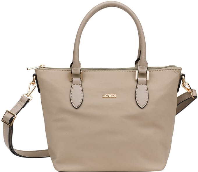 L.CREDI Handtas Schoudertas Alena Hand Bag Beige Taupe