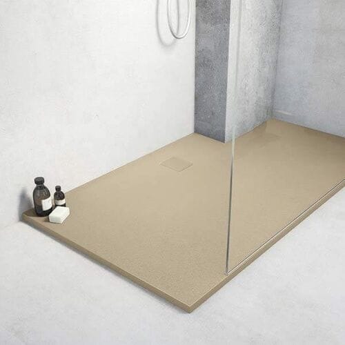 HSK marble polymer shower tray stone look 90 x 140 cm 582514004