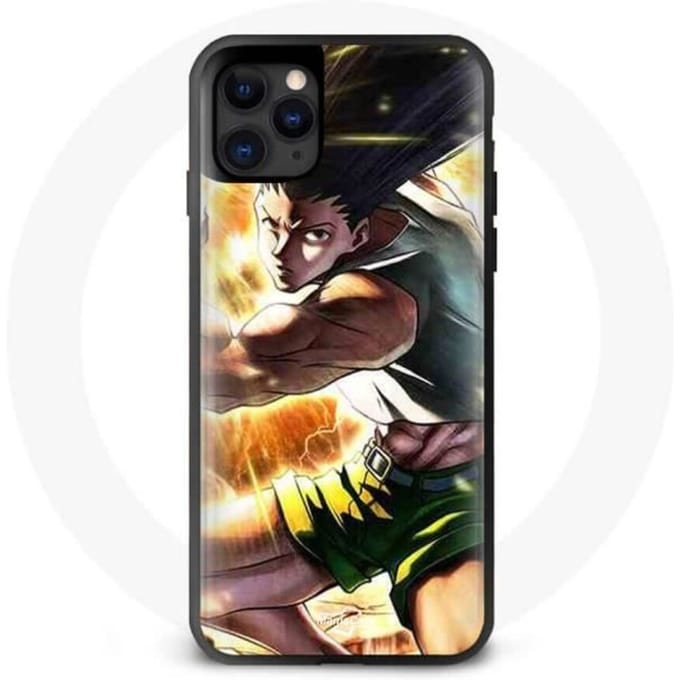 Iphone 11 Pro hoesje Gon Freecss Hunter x Hunter animetekening