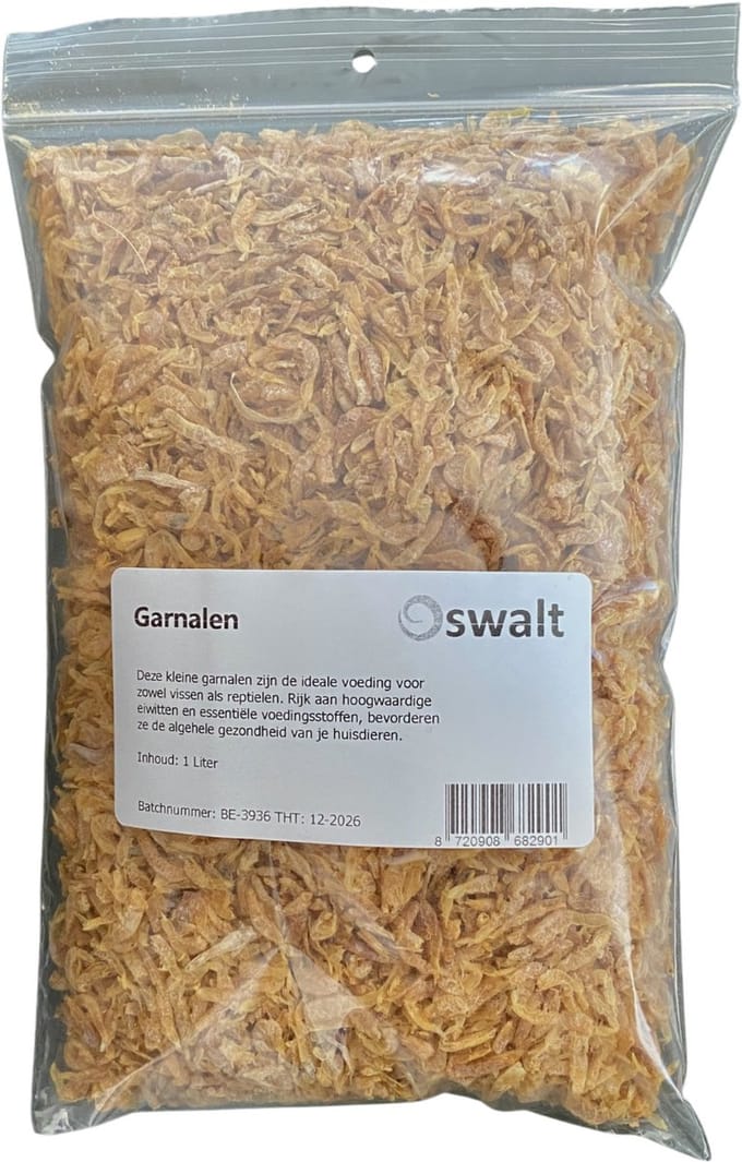 Oswalt Garnalen 1 cm - Schildpaddenvoer - 1 liter