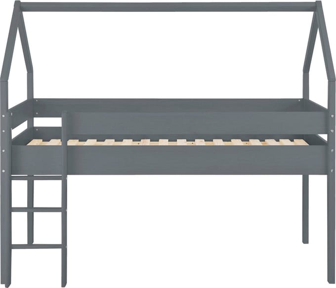 Alpi-Housebed - Grijs Grenen