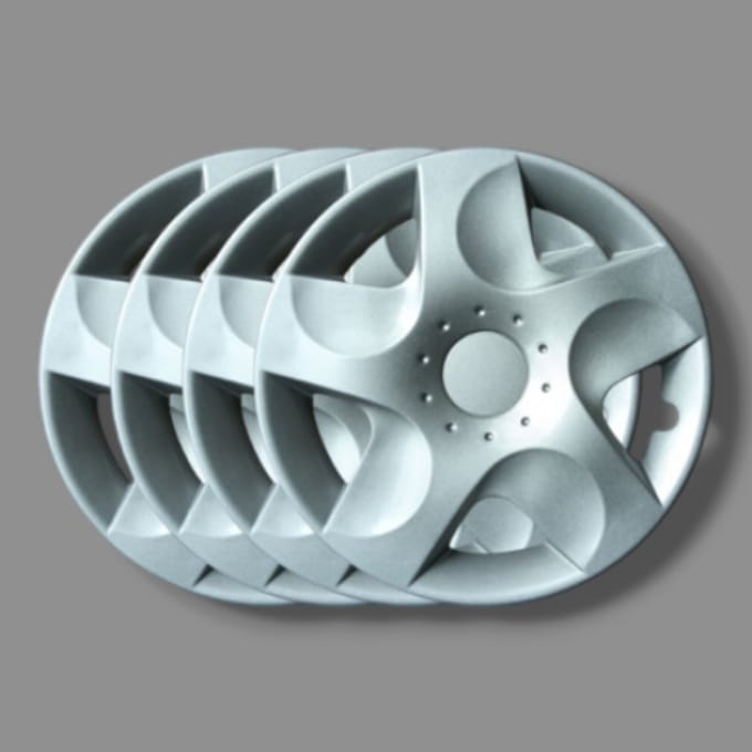 Renault New Twingo 2007 Kit van 4 wieldoppen 14” zonder logo