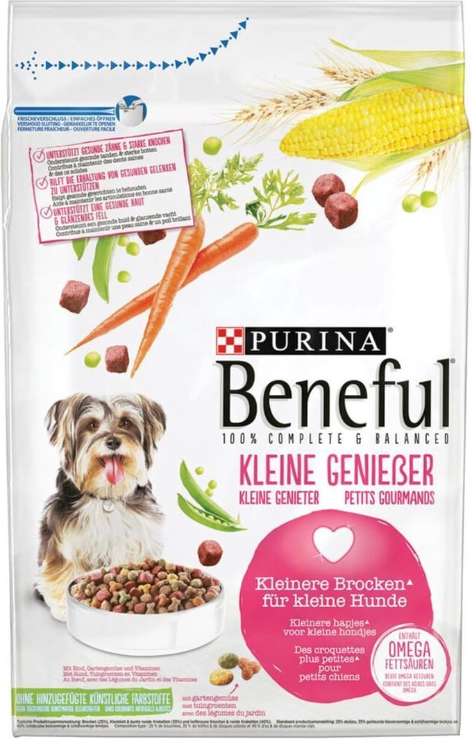 4x Beneful Kleine Genieter Rund - Groenten 2,8 kg