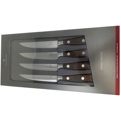 Victorinox 7.7240.4 Steakmessenset Bruin Lengte 12 cm