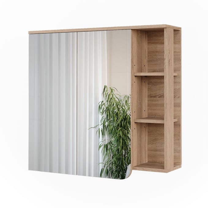 Vicco Karen Spiegelkast – 80 x 75 cm Sonoma