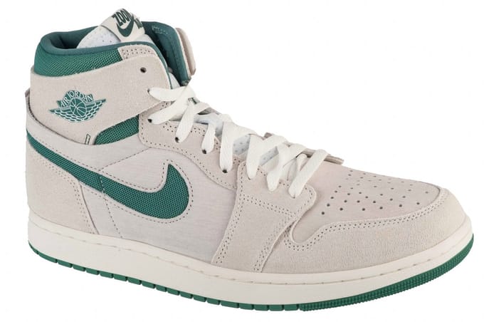 Air Jordan 1 Zoom CMF 2, Mannen, Grijs, Sneakers, maat: 47