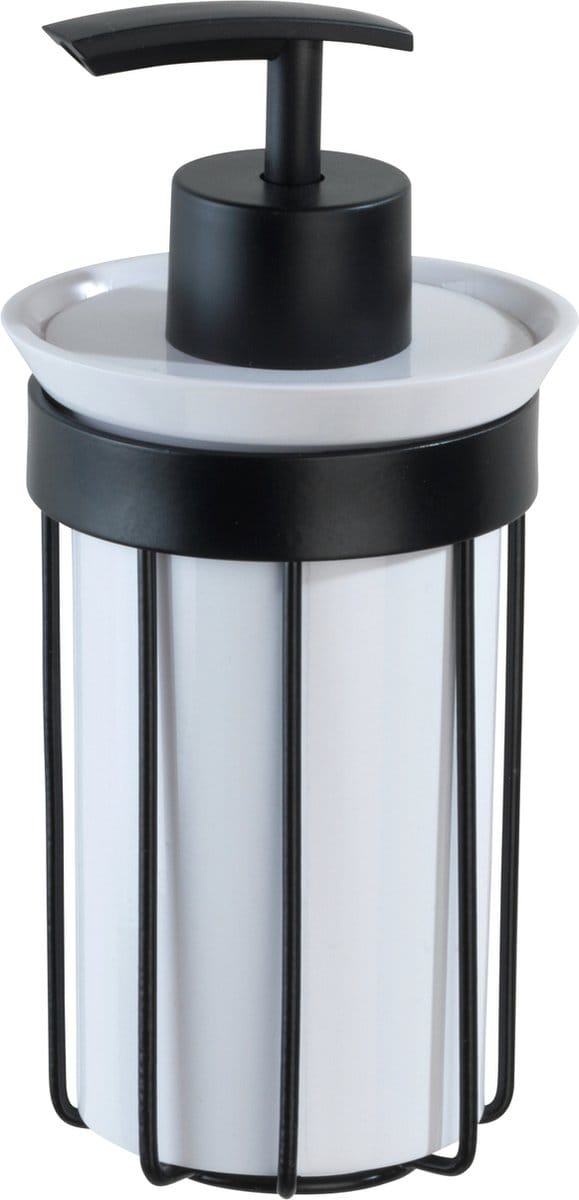 Wenko Zeepdispenser Classic Plus Zwart 9x16,5x8cm