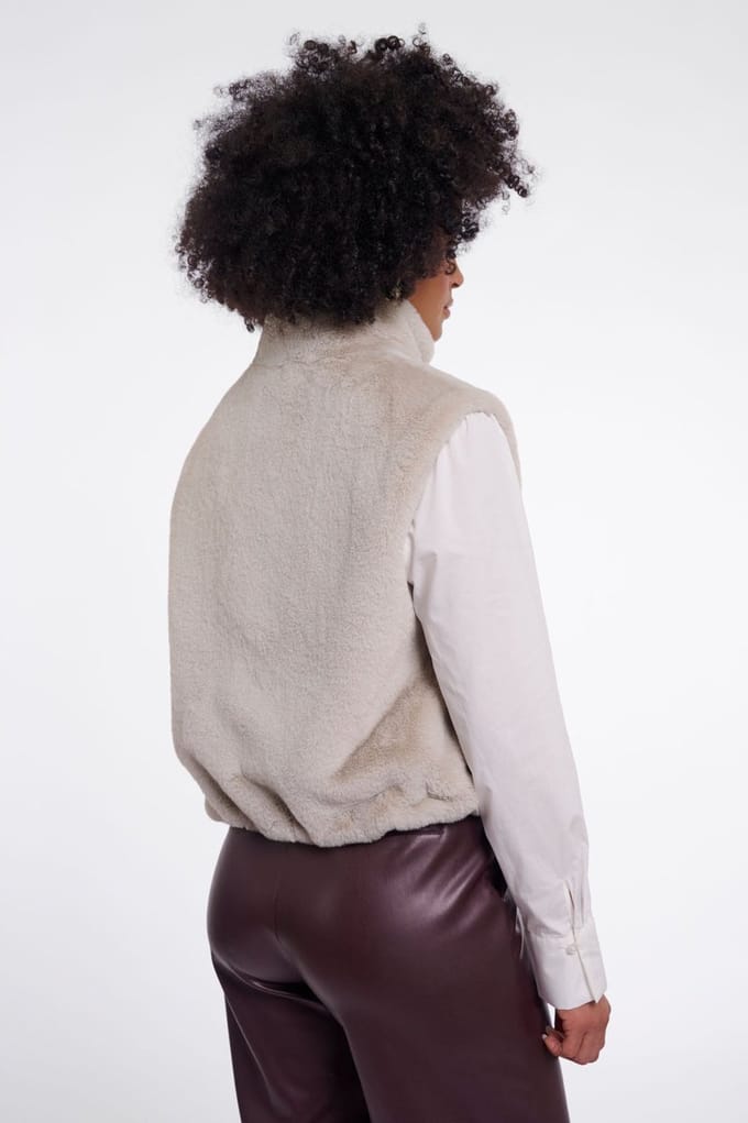 Rino & Pelle Jassen - Nikki short waistcoat - Beige