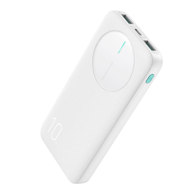 Externe Batterij Joyroom JR-PBF12, 10000mAh, 12W, 1 x USB-C - 2 x USB-A, Wit