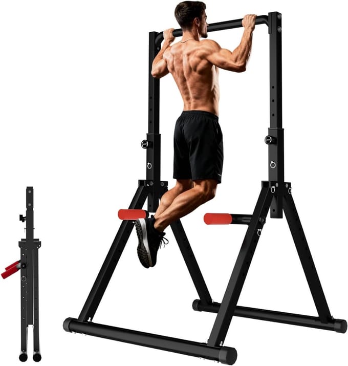 Core® Pull Up Station - Fitness - Zwart- 118cm x 35cm x 13cm