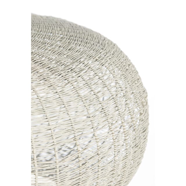 Light & Living - Hanglamp PIEDRA - Ø47x26cm - Wit