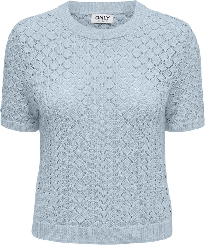 ONLY - ONLSAGA SS O-NECK KNT NOOS Dames Vest
