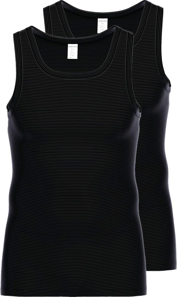 Ammann Heren sportjas onderhemd 2 pack Cotton & More