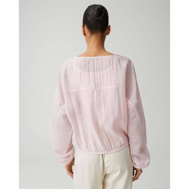 Blouse met overlappende schouders model 'Filla'