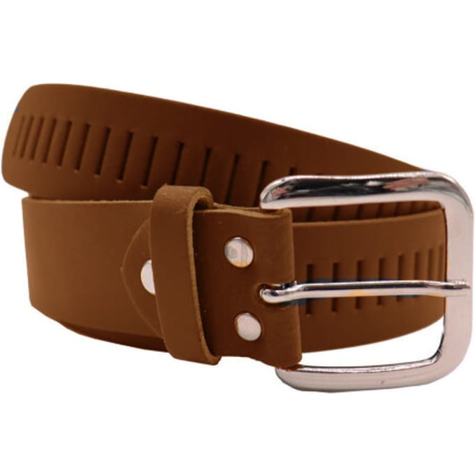 E-Belt - Riem - Heren - 105 - Cognac - Leer - 3 Cm Sleuf