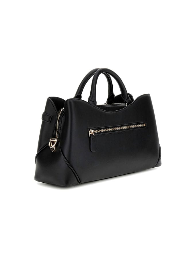 GUESS handtas schoudertas Dea Girlfriend Satchel Black zwart