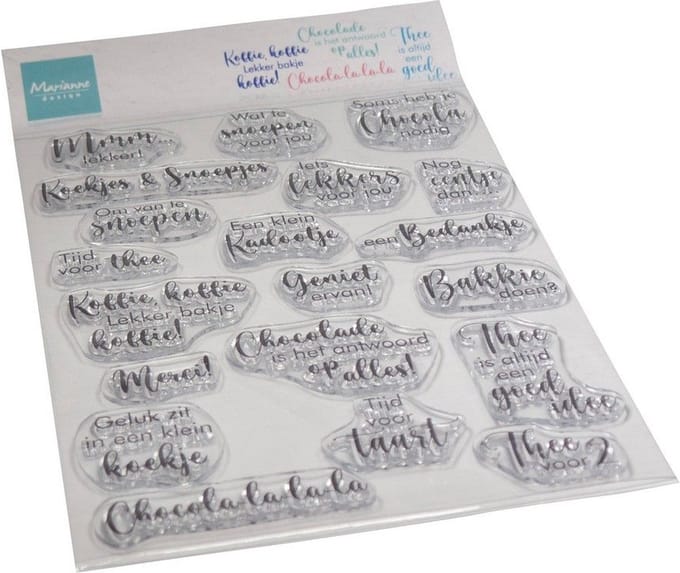 Marianne Design Clear Stamps MMM…lekker