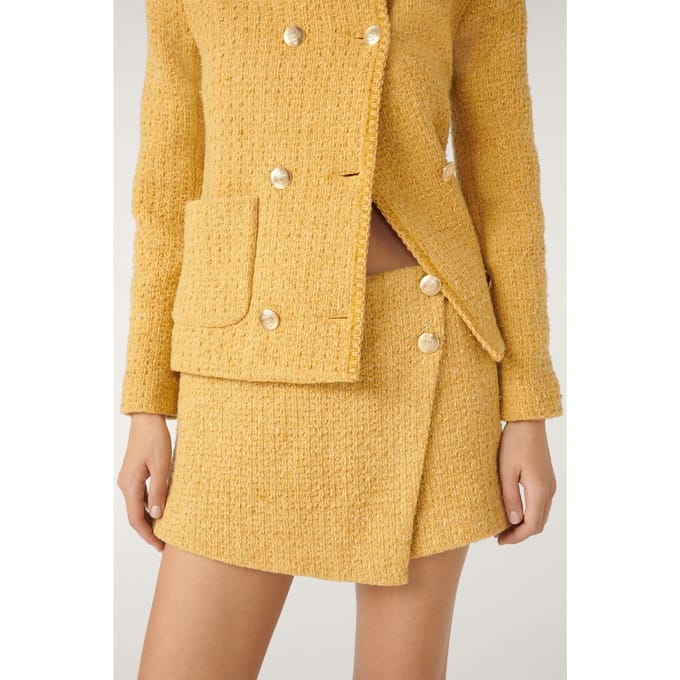 BA&SH Skort Java Jaune Maat: 38 | Mini Rokken Outlet | Dames | Geel