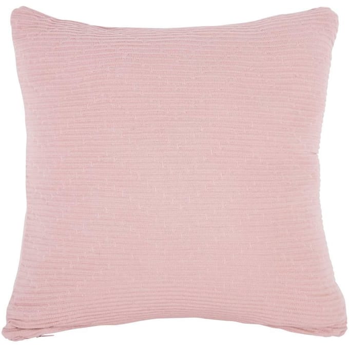 Present Time Sierkussen Zigzag - Roze - 45x45x15cm - Modern - Katoen