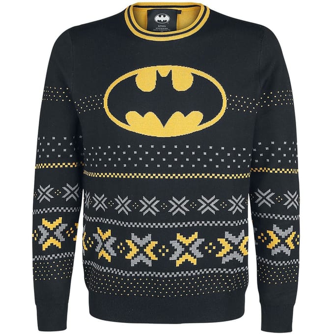 Batman Christmas jumper - Logo - S tot XXL - voor Mannen - zwart