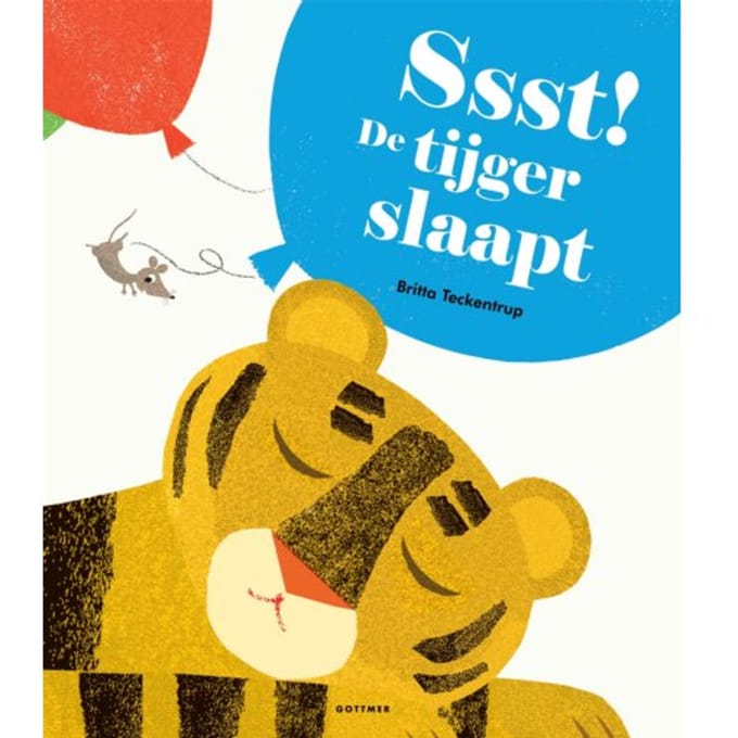 Boeken SSST de tijger slaapt kartonboek Multi unisex