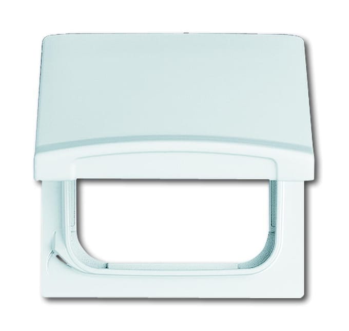 ABB Busch-Jaeger Adapterplaat Met Afdekking IP44 Alpin Wit - 2CKA001710A1860 - E3FJ9