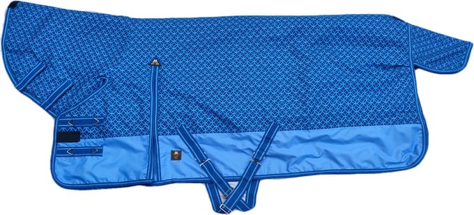 MHS Winterdeken Roza 400 gram vaste hals 60/80 cm Blue Rings