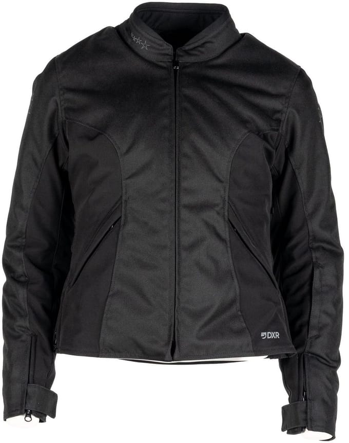 MOTOBLOUZ Motorjas STARDUST vrouw|4-seizoenen|Zwart 46 CE-gekeurd