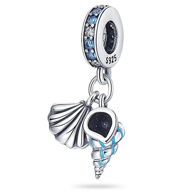Bedel - schelp - strand - zomer - blauw - dames - tiener - ibiza