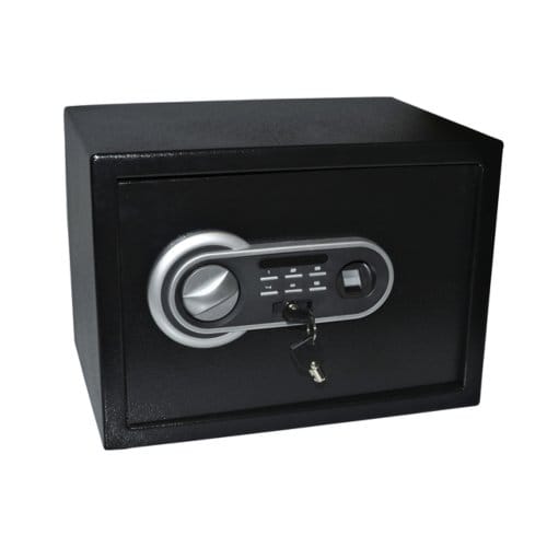 Kluis Pavo 350x250x250mm fingerprint electronisch zwart
