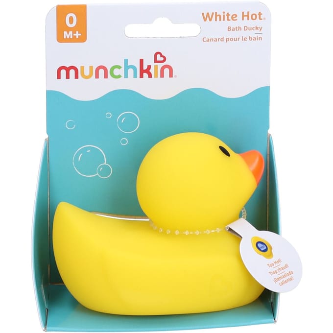 Munchkin White Hot Safety Duck - Badeend met Warmtesensor - Badspeelgoed - Vanaf 0Maanden