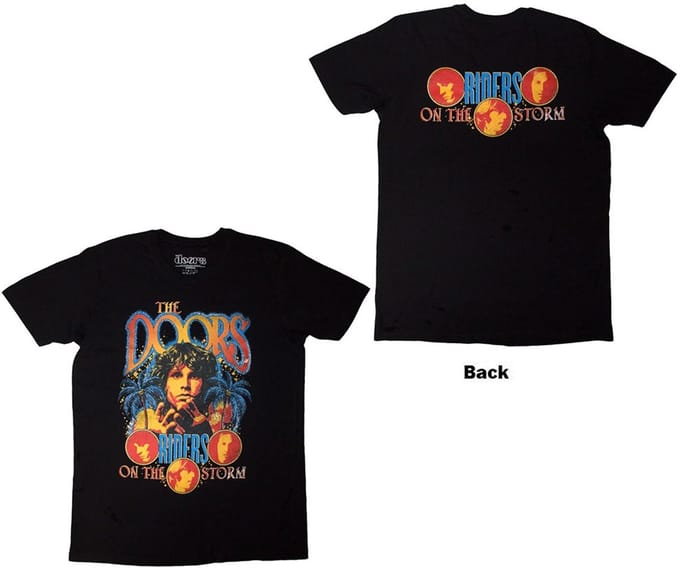 The Doors - Riders On The Storm Heren T-shirt - S - Zwart