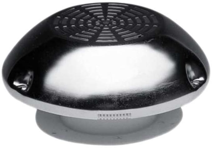 Plastimo Roestvrij Staal Ventilator Met Afdekking Zwart 197 x 57 mm