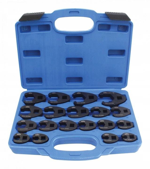 Ring- en steeksleutelset 8-32mm, 19-delig