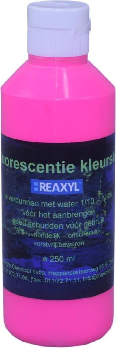 Reaxyl Fluorescentie kleurstof voor lekdetectie 250 ml, roze