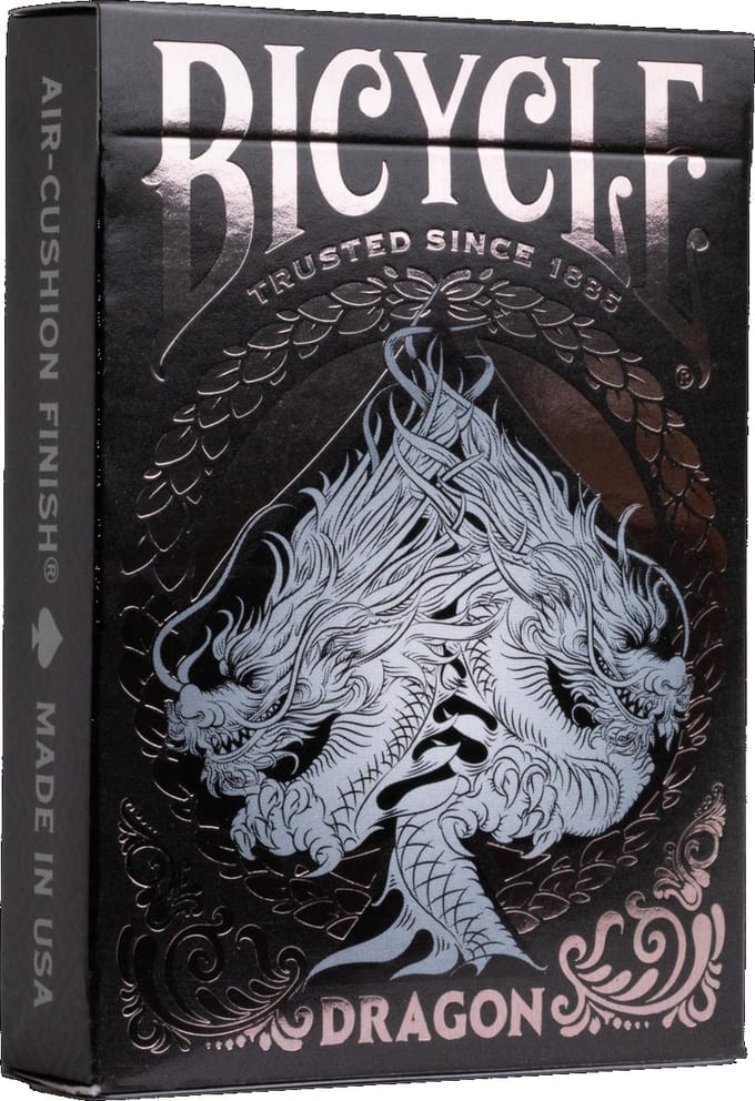 Bicycle Dragon Black - Premium Speelkaarten - Poker - Ultimates Collectie - Collectible