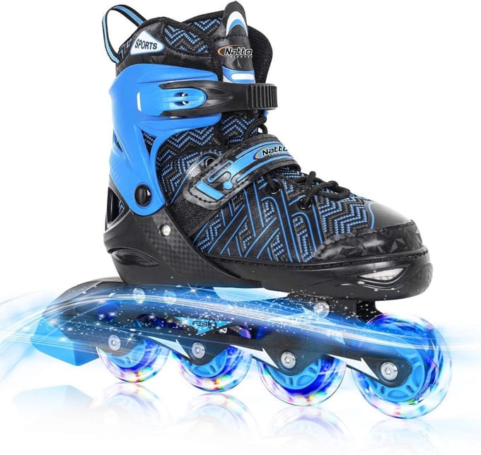 Verstelbare Inline Skates voor Kinderen met Verlichte Wielen