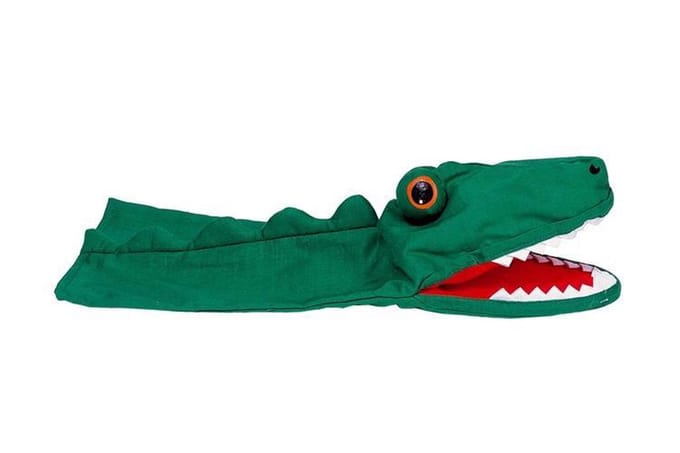 GOKI Handpop - Krokodil - L30Cm - 4 Jaar